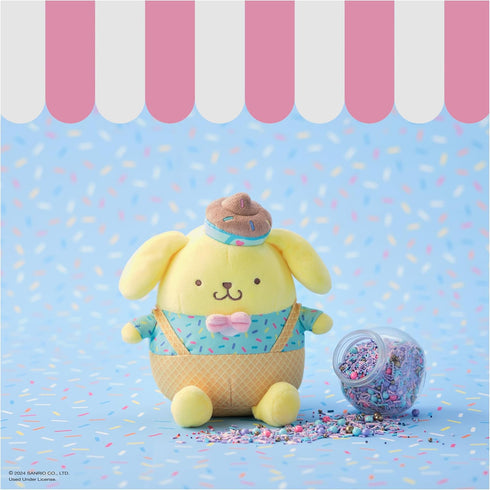 GUND Sanrio Hello Kitty and Friends Pompompurin Ice Cream Plush, Stuffed Animal for Ages 1 and Up, Yellow, 6”...