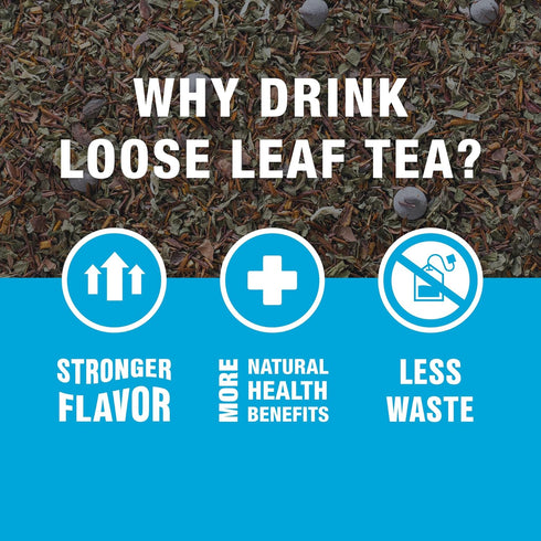 Tiesta Tea - Cocoa Mint Chill Loose Leaf Tea, Chocolate Peppermint Herbal Rooibos Blend, Non-Caffeinated, Brew Hot or Iced, Refillable Tin, Makes ...