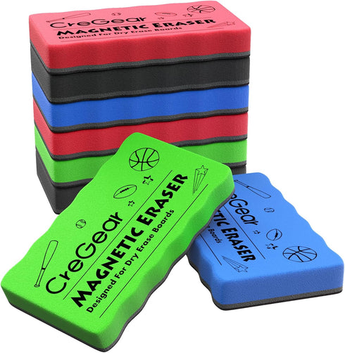 Dry Erase Eraser 8 Pack, Magnetic Whiteboard Eraser for Dry Erase Board, Small White Board Erasers for Classroom, School, Home, Office...