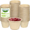 4 oz Small Paper Bowls, 100 Pack Chili Bowls Disposable, Compostable Bagasse Fiber Bowls, Microwavable Paper Bowls for Condiments Small Portion, S...