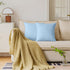 NiNi ALL Outdoor Waterproof Throw Pillow Covers Set of 2 Decorative Farmhouse Garden Pillowcase Solid Cushion Cases for Patio Tent Couch 18x18 inc...