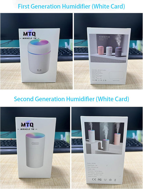 2023NEW Tabletop Humidifier,ultrasonic, portable, 270ml car humidifier, nanometer fine mist, 2-step humidification volume adjustment, USB powered,...