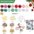 1305pcs Mixed Christmas Beads for Bracelets, Include Christmas Charms, Glass Beads, Spacer Beads, Christmas Ornaments Crafts Supplies Kit for Jewe...