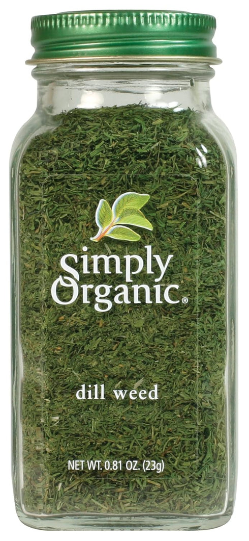 Simply Organic Dill Seed, 0.81 Ounce Bottle, Light and Soft, Delicate Flavor Pairs with Salads, Sauces and Fish, Kosher...