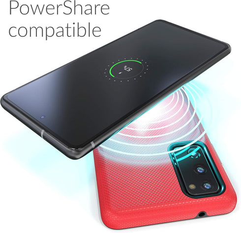 Crave Dual Guard for Samsung Galaxy S20 FE Case, Shockproof Protection Dual Layer Case for Samsung Galaxy S20 FE, S20 FE 5G- Red...