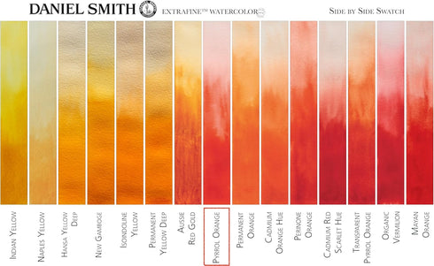 Daniel Smith Extra Fine Watercolor Paint, 15ml Tube, Pyrrol Orange, 284600126, 0.5 Fl Oz (Pack of 1)...