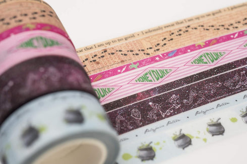 CON*QUEST Conquest Journals Harry Potter Glitter Washi Tape Bundle, Decorate Planners, Journals and Notepads with This Glitter Washi Tape Set. Inc...