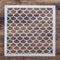 DIY Decorative Fish Scale Stencil Template for Painting on Walls Furniture Crafts (15 by 15 cm)...