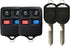 KeylessOption Keyless Entry Remote Control Fob Uncut Blank Car Ignition Key for CWTWB1U345, GQ43VT11T (Pack of 2)...