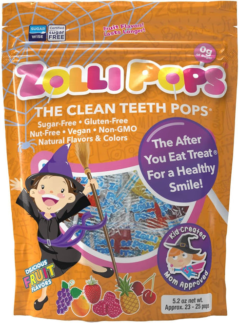 Zollipops - Halloween Variety Pack - Clean Teeth Lollipops, 5.2 Oz...
