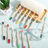 48 Pcs 5.7 Inch Kids Bamboo Toothbrushes Soft Bristle Toothbrush Individually Wrapped Toddler Toothbrush Manual Tooth Brushes for Kids Adults Home...