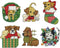 Design Works Crafts Christmas Puppies Counted Cross Stitch Ornament Kit, White...