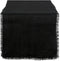 DII Jute Burlap Collection Kitchen Tabletop, Table Runner, 15x74, Solid Black...