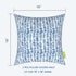 LVTXIII Outdoor Pillow Covers ONLY, Square Throw Pillow Covers, Modern Cushion Cases for Sofa Patio Couch Decoration 18 x 18 Inch, Pack of 2, Pebb...