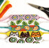 Caydo Embroidery Floss 50 Skeins Embroidery Thread, Rainbow Color Friendship Bracelet String with 12 Pieces Floss Bobbins for Bracelet Making, Sew...