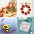 Augshy 200 Pieces Jingle Bells 3/5Inch Craft Bell Bulk for Christmas Home and Pet Decorations Xmas Decor Party Favors Supplies (Red Green Gold Sil...