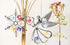 Chrome Plated Angel W/Heart Ornament Mascot Crystal Element...