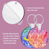 Duufin 200 Pieces Sublimation Keychain Blanks Tassels Set Heat Transfer Blank Keychain Tassels with Key Rings MDF Blank Board Round Keychain Blank...