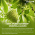 LeafLea Premium Soursop Leaves Tea Bags, Pure & Natural Soursop Tea, Graviola Leaves Tea, Hoja Guanabana Tea, 40 Herbal Tea Bags, Natural Digestio...