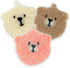 Crochet Scrubbies Collection Dish Wash Cloth Double Layered Korean Susemi No Ordor Cute Design Dish Sponge (Teddy Bear 3PCS)...