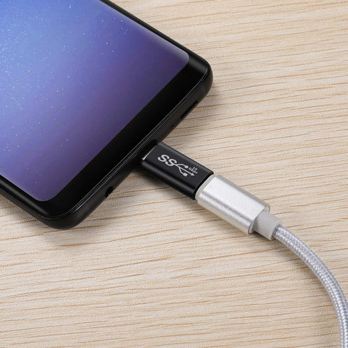 USB C Male to Female Adapter(2 pcs), Support USB C Full Function, Support 10GBbps Rate, Audio and Video, Fast Charging Adapter…...