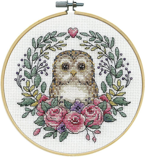 Design Works Crafts Janlynn Counted Cross Stitch Kit, Owl...