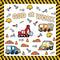 Fulmoon 79 Pcs God at Work Construction Bulletin Board Set Christian Under Construction Decorations Religious Construction Cutouts for Preschool E...