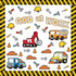 Fulmoon 79 Pcs God at Work Construction Bulletin Board Set Christian Under Construction Decorations Religious Construction Cutouts for Preschool E...