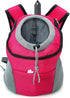 Fhiny Dog Carrier Backpack, Comfortable Doggy Front Backpack Pet Puppy Carrier Travel Pack with Breathable Head Out Design and Padded Shoulder for...