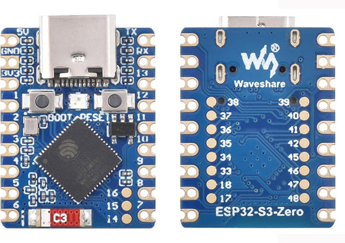 ESP32-S3 Mini Development Board, Based on ESP32-S3FH4R2 Dual-Core Processor, 240MHz Running Frequency, 2.4GHz Wi-Fi & Bluetooth 5, Onboard 4MB Fla...
