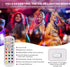 LINEWAY Rechargeable Light Bulbs with Remote, Battery Operated Light Bulb 2000mAh E26 Detachable Charging, 15 Colors Selectable/Timer/Dimmer Puck ...