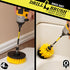 Bathroom Accessories - Shower Cleaner Tools - Toilet Brush- Grout Cleaner Brush - Carpet Cleaner Brush - Tile Cleaning Brush Kit - Bathtub Scrubbi...