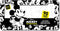 CHROMA 42563 Disney Mickey Mouse Emoji Heads Plastic Frame, 1 Pack, BLACK AND WHITE...