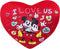 Northwest Mickey Mouse Shaped Cloud Pillow, 15", I Love Us...