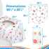 Toilet Seat Covers Disposable (6 Pack, Sports) - XL Waterproof Toilet Cover for Toddlers, Kids & Adults - Portable & Individually Wrapped for Trav...