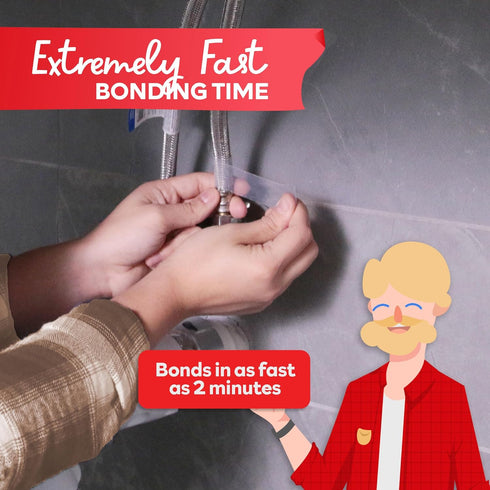 XFasten Self Fusing Silicone Tape for Plumbing Clear 1" X 36-Foot Non-Adhesive Leak Seal Tape Waterproof, Silicone Grip Tape, Rubber Tape Thick fo...