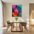 Posterizer 1 pcs-trippy colorful art-be who you need-Abstract & Modern Art-Motivational & Inspirational Art-Living Room Bedroom Decor- unframed wa...