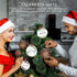 ZUNON Christmas Ornaments 2024 Our First Christmas as Mr & Mrs Couple Married Wedding Gifts Bridal Shower Gifts Decoration 3" Ornament (Green Mr &...