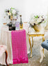 ShinyBeauty Hot Pink Table Runners Pack of 2 Home Decor Sequin Table Runner Fuchsia 12 by 108 in Wedding Graduation Party Supplies -0214S...