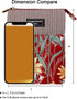Canvas Cute Crossbody Handbags Cell Phone Purse Wallet Leaves Pattern Small Change Pouch Bags for Women Girls...