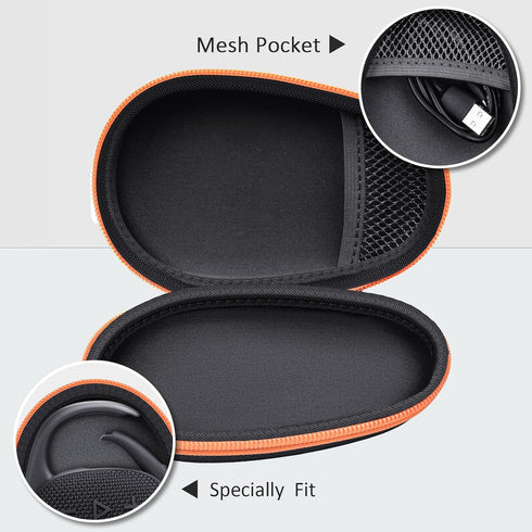 Travel Case Replacement Compatible with JBL Clip 5/ Clip 4 Bluetooth Speaker, Ultra-Portable Speakers Protective Storage Bag Fits for Charger & US...