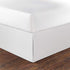 Nautica - Twin Bedskirt, Cotton 15-Inch Tailored Drop Bedding, Split Corners for Secure Fit, Oeko-Tex Certified (Solid White)...