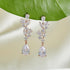 SWEEETV Bridal Wedding Earrings for Brides Bridesmaides-Marquise Teardrop Earrings for Women, Cubic Zirconia Drop and Dangle Earrings for Prom or ...