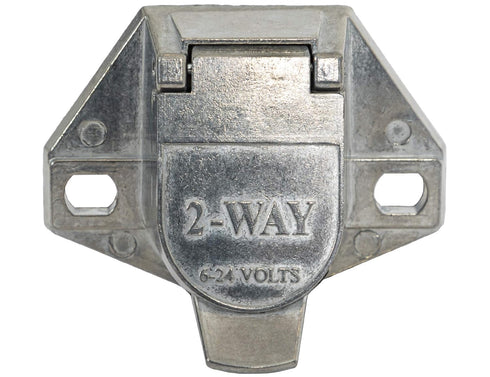 Buyers Products 2-Way Die-Cast Zinc Trailer Connector -Truck Side - Horizontal Pin Arrangement (TC1002)...