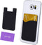 Credit Card/ID Card Holder - Can be attached to almost any Phone - Carry Essential Cards with your Phone - Silicone Material, cards will not fall ...