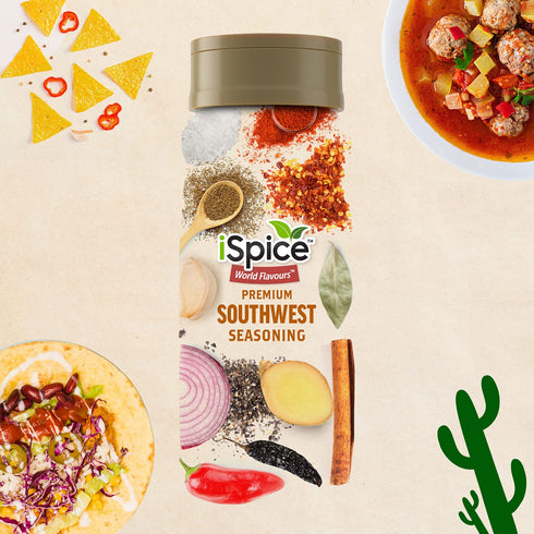 iSpice - SOUTHWEST SEASONING World Flavor Super Spice Blend | All Natural | Ready to use as is | No preparation is necessary...