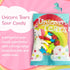12 Ct Unicorn Tears Rainbow Candy Bulk Pack - Sweet Cherry, Lemon, Lime, Orange, Blue Raspberry Fruity Chews - Kosher Easter Snacks - Mini Easter ...