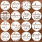 Kigley 16 Pcs Welcome Stencils for Painting on Wood 12" Large Hello Summer Themed Stencil Round Welcome Letters Stencils Templates Farmhouse Paint...