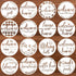 Kigley 16 Pcs Welcome Stencils for Painting on Wood 12" Large Hello Summer Themed Stencil Round Welcome Letters Stencils Templates Farmhouse Paint...
