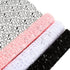 Whaline 3 Rolls Jacquard Net Mesh Openwork Floral Wrapping Paper Flowers Bouquet Paper Pink Black White Florist Packaging Paper for Wedding Birthd...